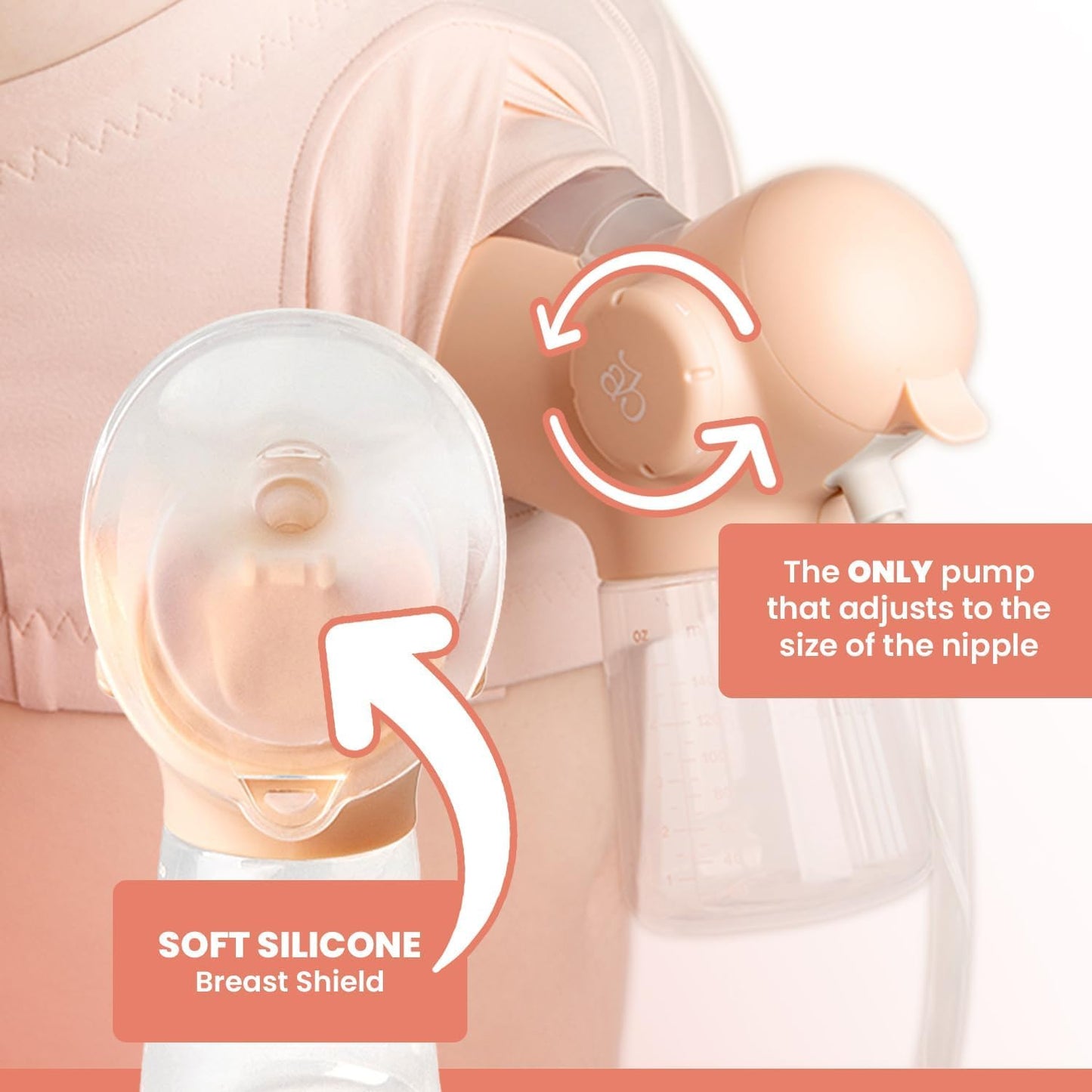 Annabella Double Breast Pump - 18-24mm fit + Free Bra