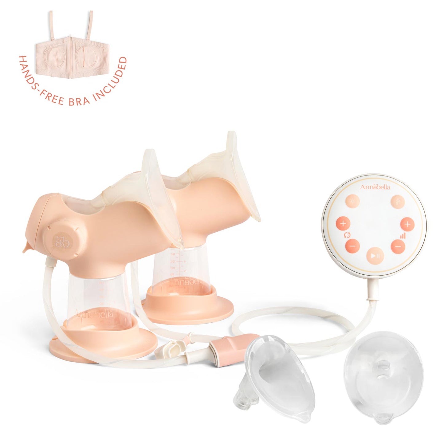 Annabella Double Breast Pump - 18-24mm fit + Free Bra