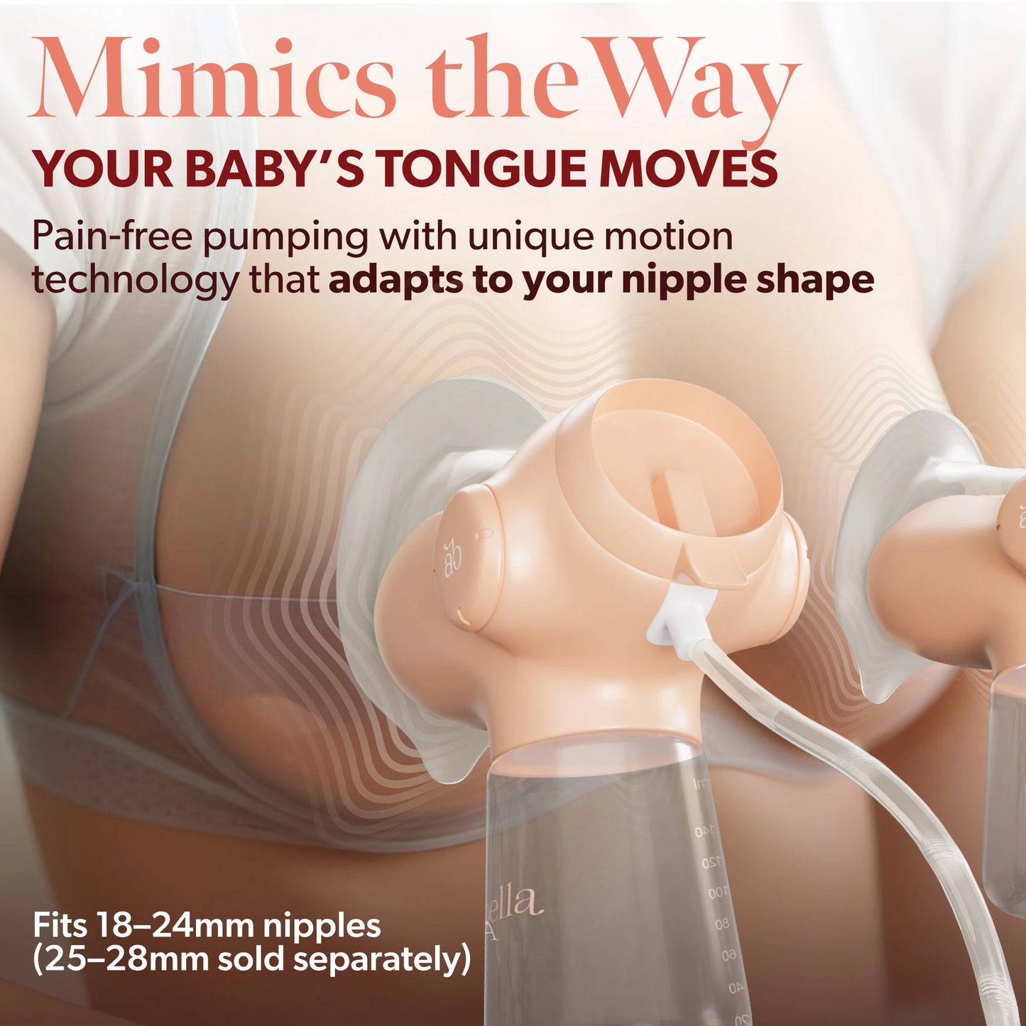 Annabella Double Breast Pump - 18-24mm fit + Free Bra