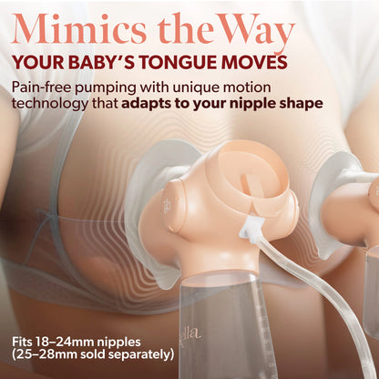 Annabella Double Breast Pump - 18-24mm fit + Free Bra