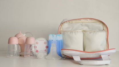 Annabella Single Breast Pump Travel Bag with Coolers